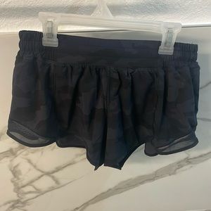 Lulu lemon Athletic Black Camo Shorts